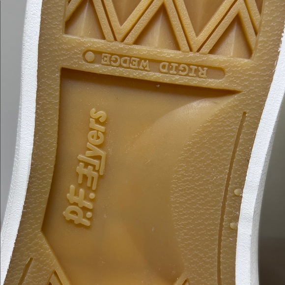 P F Flyers Hi All American Aurora Sneaker Canvas Yellow Sz Men 8 Women 9.5 - Picture 11 of 12